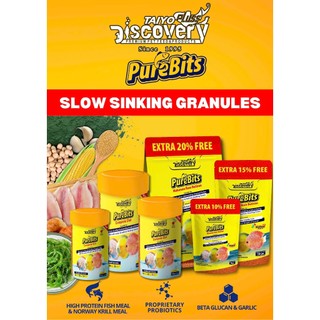 Thức Ăn Cho Cá Hikari Vibra Bites - Taiyo Pluss Discovery Purebits