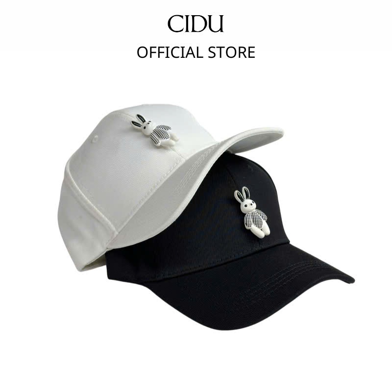 Mũ Lưỡi Trai Thời Trang Thêu Hình Con Thỏ Cidu MN01