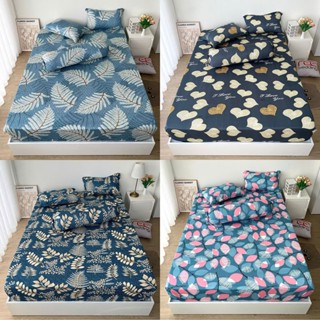 Bộ ga giường 4 món thun lạnh 3D tổng hợp họa tiết REE Bedding đủ size drap trải nệm (LINK 1)