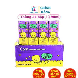 [Date 4.11.25] Thùng Sữa Tươi Yonsei Vị Bắp - 24 hộp 190ml - Nhập Khẩu Hàn Quốc
