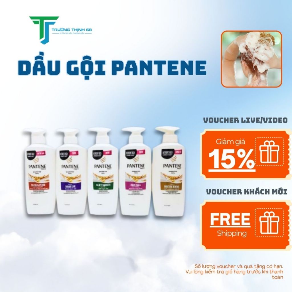 Dầu gội Pentene Pro-V, dầu gội nội địa Thái Lan dưỡng tóc mềm mượt phục hồi hư tổn - Trường Thịnh 68