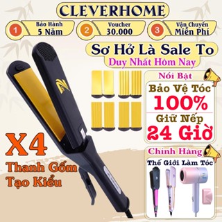  Máy là tóc dập xù bấm phồng chân tóc Z1059 duỗi ép thẳng tóc giá rẻ làm tóc đa năng 