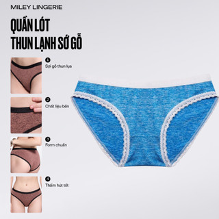 Quần lót nữ thun lụa sớ gỗ cd fashion miley lingerie fws0600