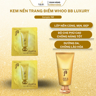 Gói kem nền che khuyết điểm Whoo Luxury BB