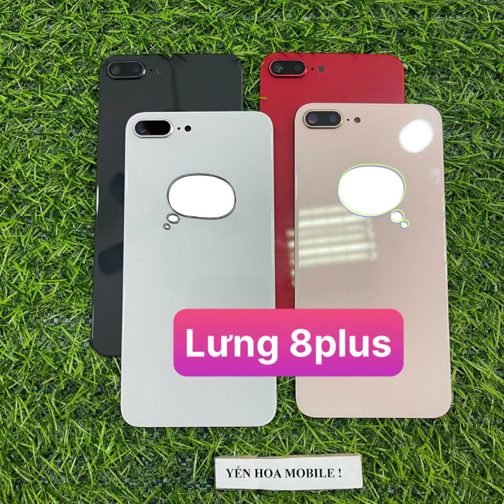 Nắp lưng thay thế cho các dòng điện thoại 8 Plus  ( Tặng ngay : Keo dán màn hình / nắp lưng )