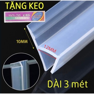  3 Mét Ron Chuyên Dụng Dán Khung Cửa Kính 6 8 10 12mm Legaxi Tặng Keo 