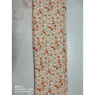 [HCM]2m Vải lụa lạnh hoạ tiết hoa siêu nhí (lụa Mango chính phẩm)