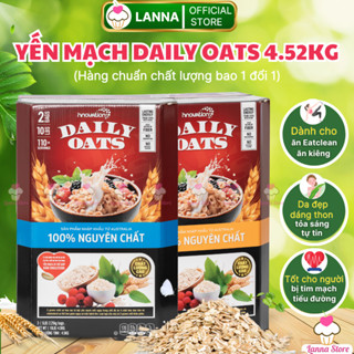 【TOP CHẤT LƯỢNG Yến Mạch Innovation Daily Oats Úc cán dẹt/ vỡ thùng 4.52kg ăn kiêng giảm cân, tập gym, cho bé ăn dặm