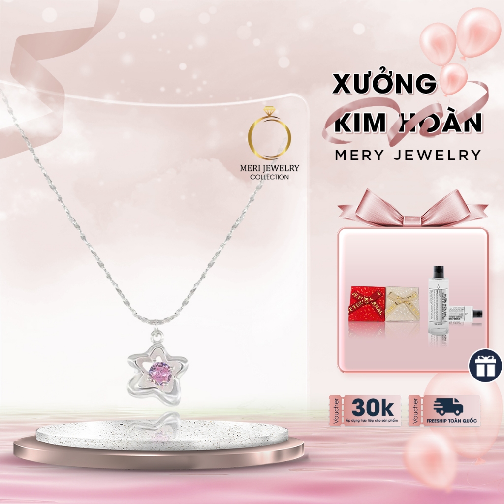 [Bạc Ta] Dây sao bạc ta thiết kế Meri jewelry