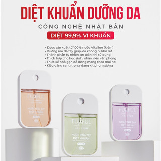  Nước rửa tay diệt khuẩn dưỡng da công nghệ Nhật Bản Fujiful 45ml - Xịt rửa tay khô nhỏ gọn tiện lợi đem theo mọi nơi 