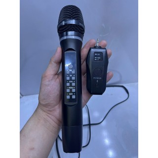 Micro Mixer không dây 2 micro Rayco S311B plus+ dùng cho mọi Loa, Loa Bluetooth, jack 3.5 -bảo hành 12 tháng
