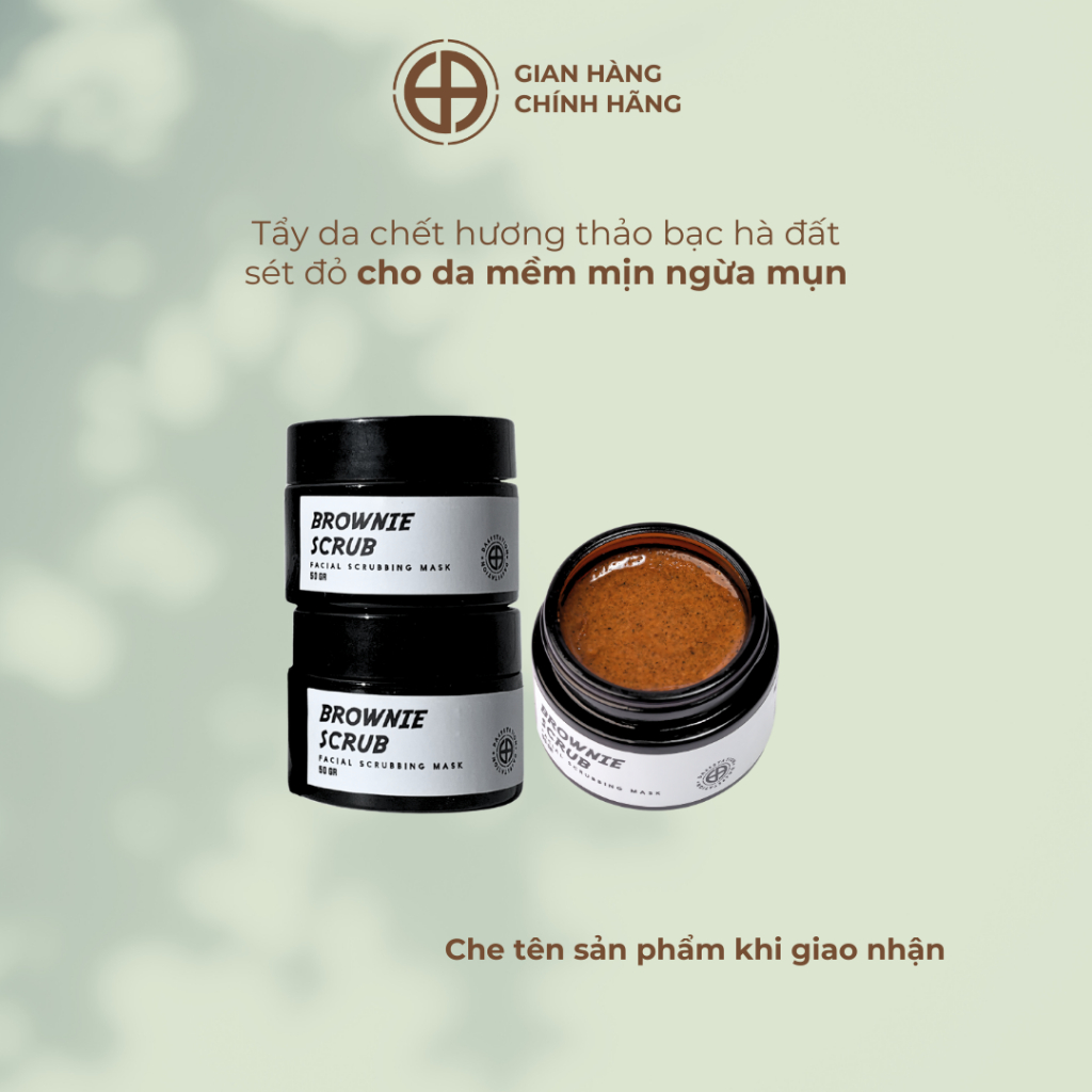 BROWNIE SCRUB / mask tẩy da chết