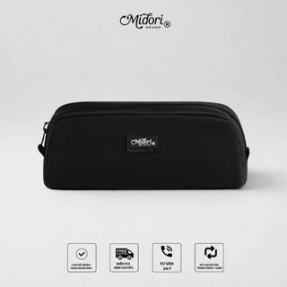 Hộp Bút Đa Năng Đựng Viết Mỹ Phẩm Unisex Nam Nữ Canvas Cao Cấp Trượt Nước Du Lịch | M STUDIO