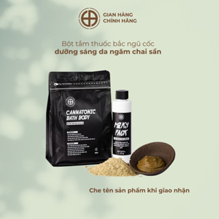 Bột tắm dưỡng trắng da chai sần khô sạm khó sáng CANNATONIC - Da69station