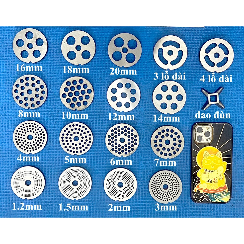 Mặt sàng máy đùn thịt, đùn xương cối 12