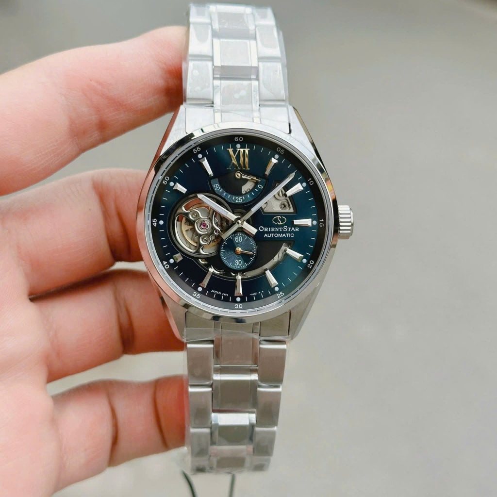 Đồng hồ nam dây thép Orient Star Joker Automatic Contemporary Skeleton RK-AV0114E RE-AV0114E00B RE-A