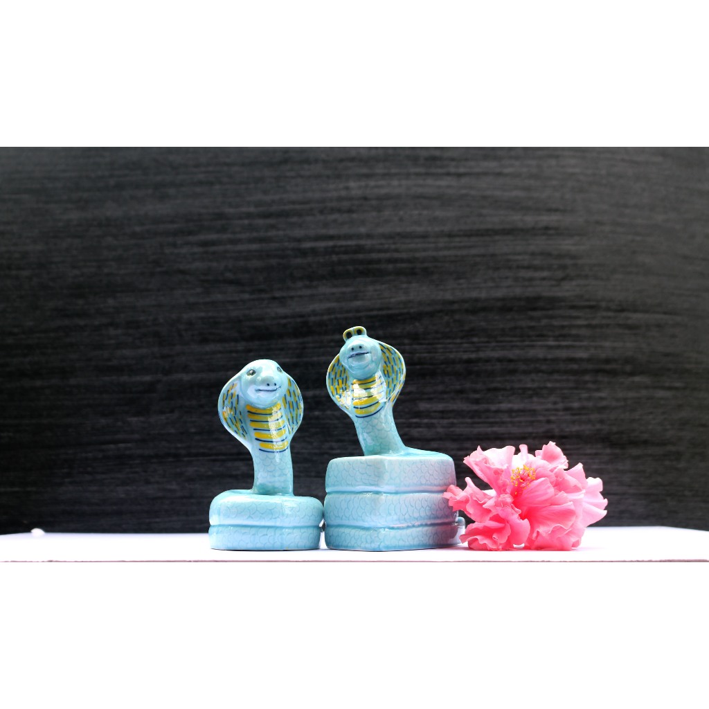 BỘ RẮN- GỐM DUNG 86-Kích thước: Cao 16cm x rộng 10cm – Cao 13cm x dài 10cm