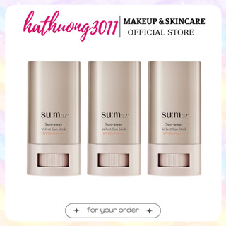   SẴN  Thanh Lăn Chống Nắng Dưỡng Trắng Cải Thiện Nếp Nhăn Su:m37 Sun-away Velvet Sun Stick SPF50+ PA++++ 
