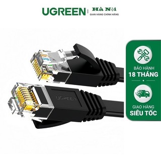 Cáp mạng đúc sẵn Cat6 dẹt chính hãng Ugreen cao cấp dài 20m/30m Phân Phối Chính Hãng BH 18 Tháng