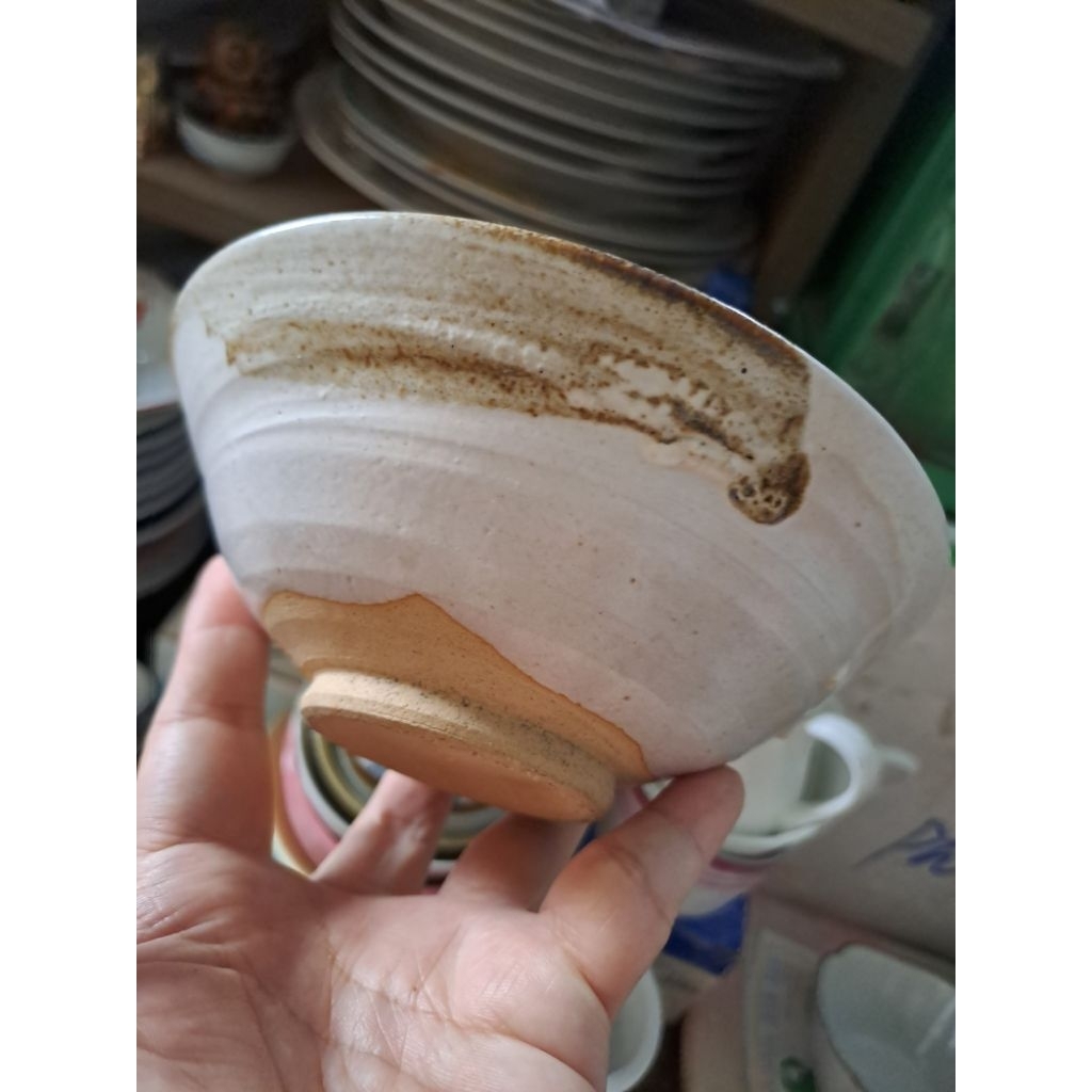 Tô chén to Chawan bát trà cốtđất nung Gốm Nhật