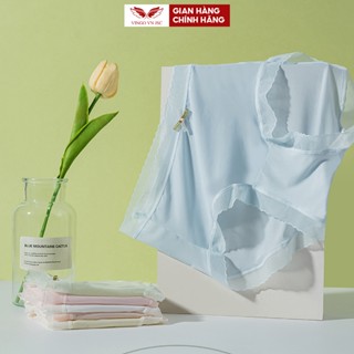 Combo 5 quần lót nữ lụa băng VINGO viền sóng kèm nơ CB101 VNGO