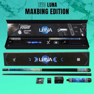  Combo MAXBING EDITION Gậy Bida Lỗ EVO LUNA - SAPPHIRE GATE - Ngọn Carbon Glassfiber Cao Cấp 