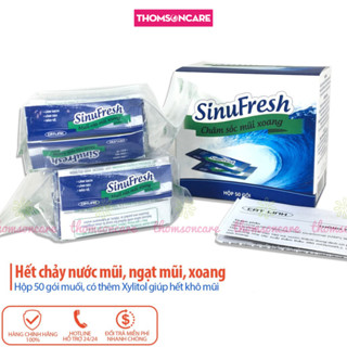 Muối rửa mũi xoang - Sinufresh của Cát Linh - thành phần tự nhiên, giảm mũi, cảm lạnh, cảm cúm