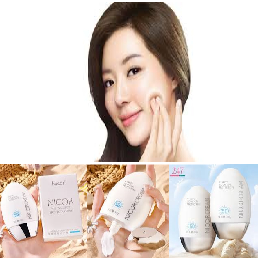 SALE 50% _ Kem Chống Nắng nâng tone bảo vệ da NICOR CREAM SPF50+