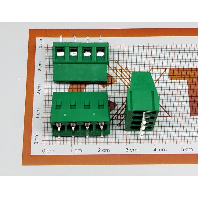 Cầu đấu 4P KF128-4P 5.08mm Chân thẳng