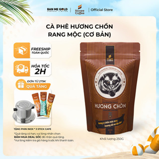 [TẶNG PHIN] Cà Phê Hương Chồn (Nâu) Nguyên Chất (250g) Cà Phê Chồn 100% Rang Mộc Chính Hãng Ban Me Gold - Honee Coffee