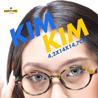[NEW 2025] Gọng kính KIM form oval xu hướng Soho Studio phong cách y2k hợp mặt nhỏ - vừa