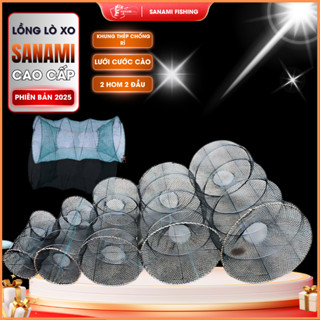 [ Chất Lượng ] Lồng Bắt Cá Lò Xo Gấp Gọn Chuyên Dụng Siêu Cao Cấp LU09