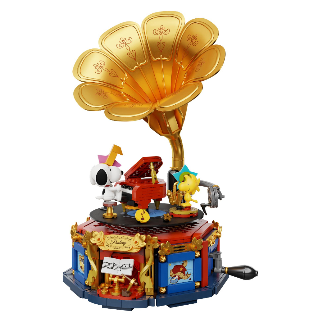 Xếp hình PEANUTS SNOOPY PANTASY: Snoopy's Phonograph - Máy hát đĩa của Snoopy 5498 (86911)