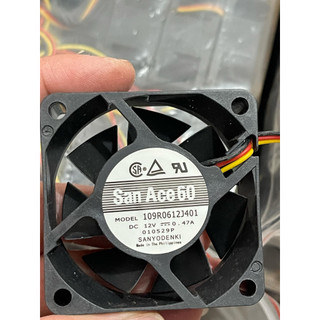 FAN quạt tản nhiệt 12v 0,47a kích thước 6x6cm x 2,5cm (đã qua sử dụng)