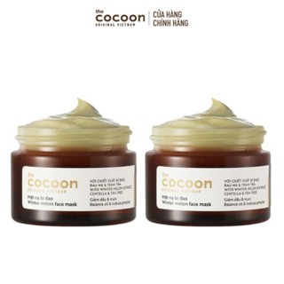 [MUA 2 GIẢM 37%] Combo 2 mặt nạ bí đao Cocoon giảm dầu & mụn 30ml