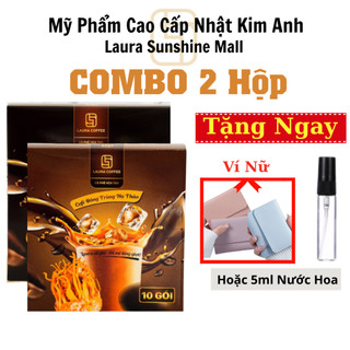 [Combo 2 Hộp] Cafe Nhật Kim Anh Laura Coffe (Hộp 10 gói)