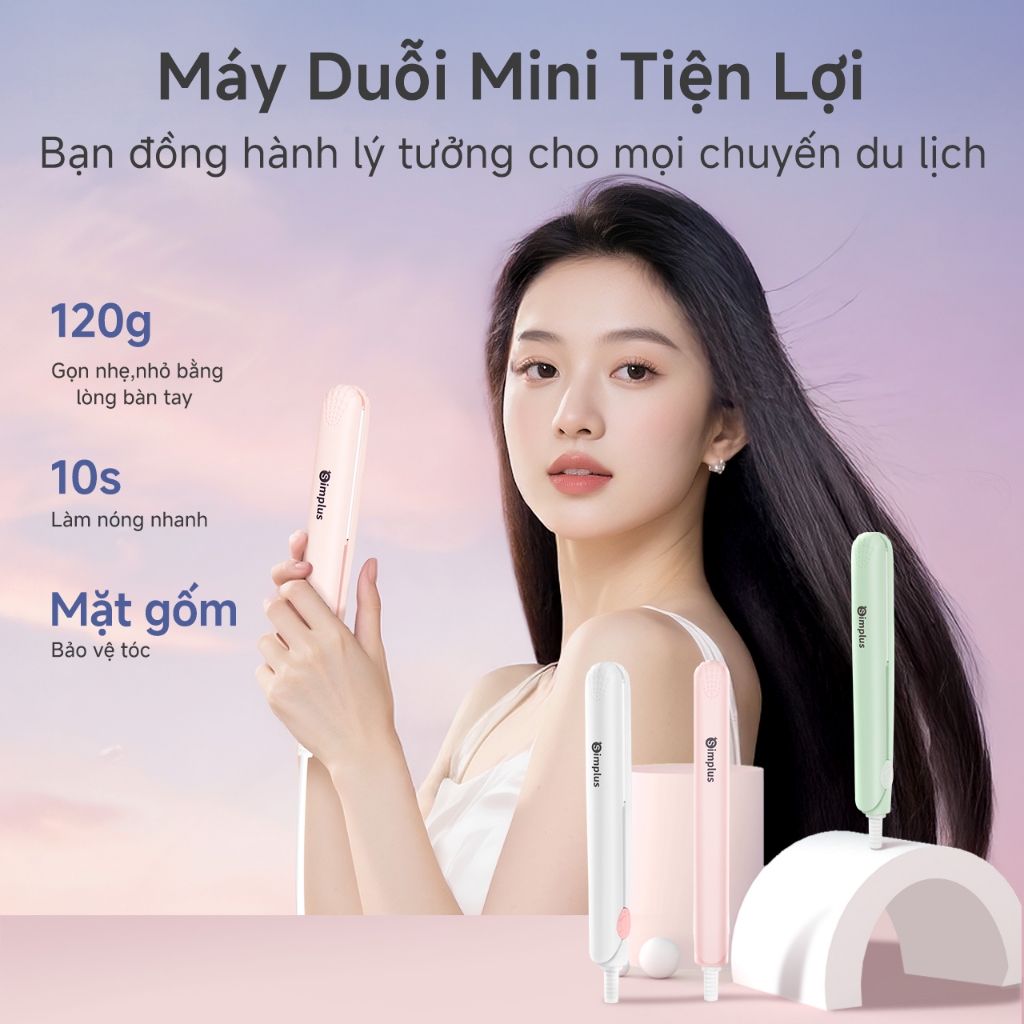 Simplus Máy uốn duỗi tóc Mini ZFBA007 - Bảo Hành 1 Năm 1 Đổi 1 | BigBuy360 - bigbuy360.vn