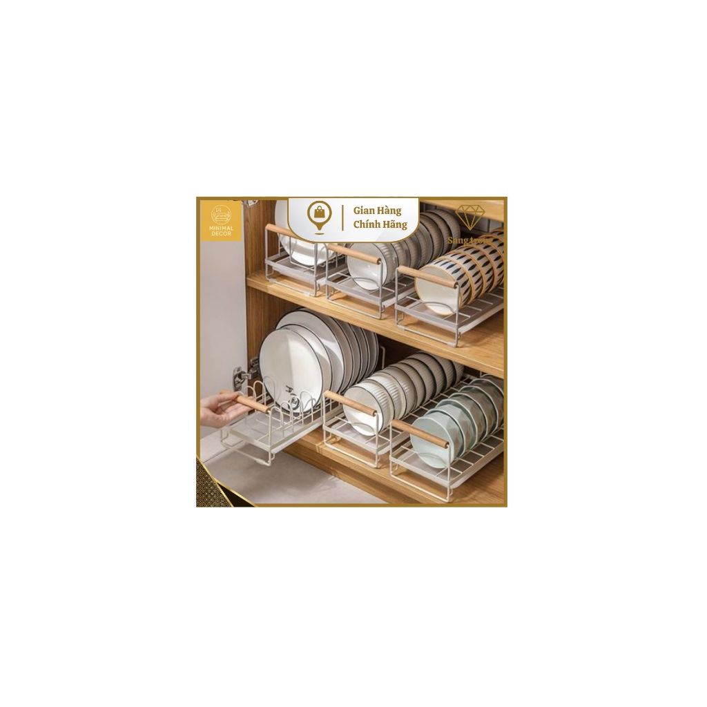 GSlife – Kệ úp chén bát 2/3 tầng có khay thoát nước tiện lợi cho nhà bếp