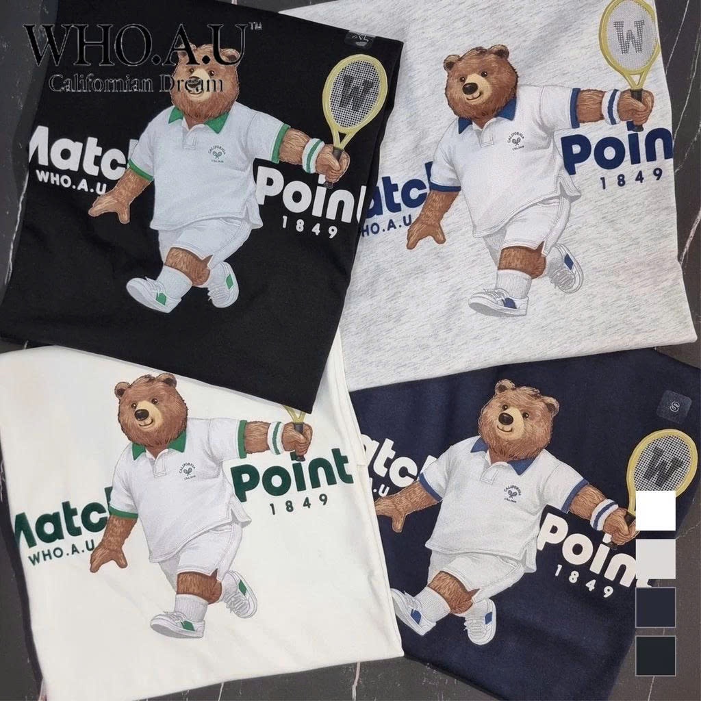 [WHO.A.U] Áo Thun Match Point 1849 Steve Chất mỏng mát | WHRPC3795U