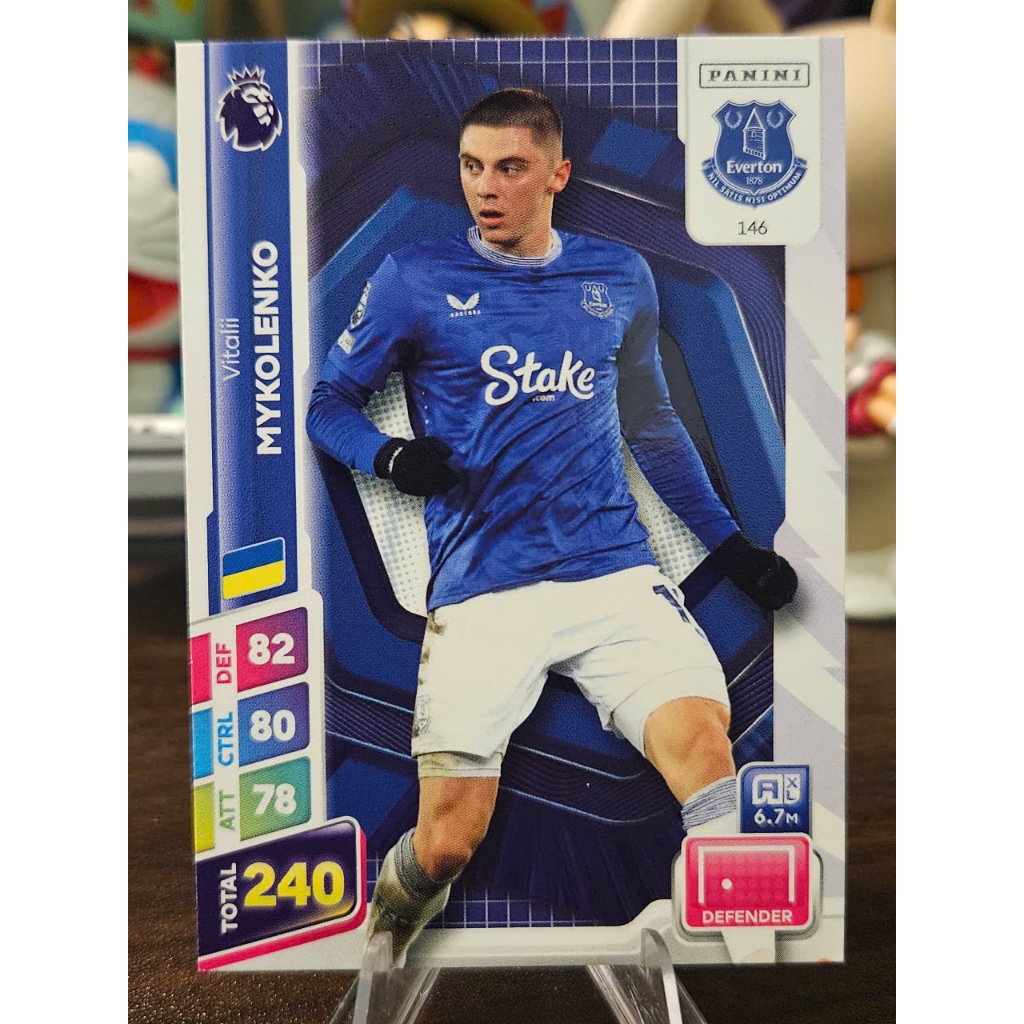 Thẻ Vitaliy Mykolenko Panini Premier League Plus 2024/2025 (Everton) (24/25)