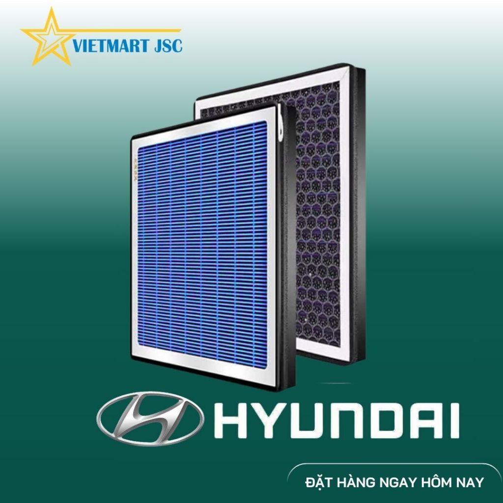Lọc Gió Kona Lọc Gió Điều Hoà Kona Than Hoạt Tính Dành Cho Xe Hyundai Kona VAuxiliary+Vietmart Jsc