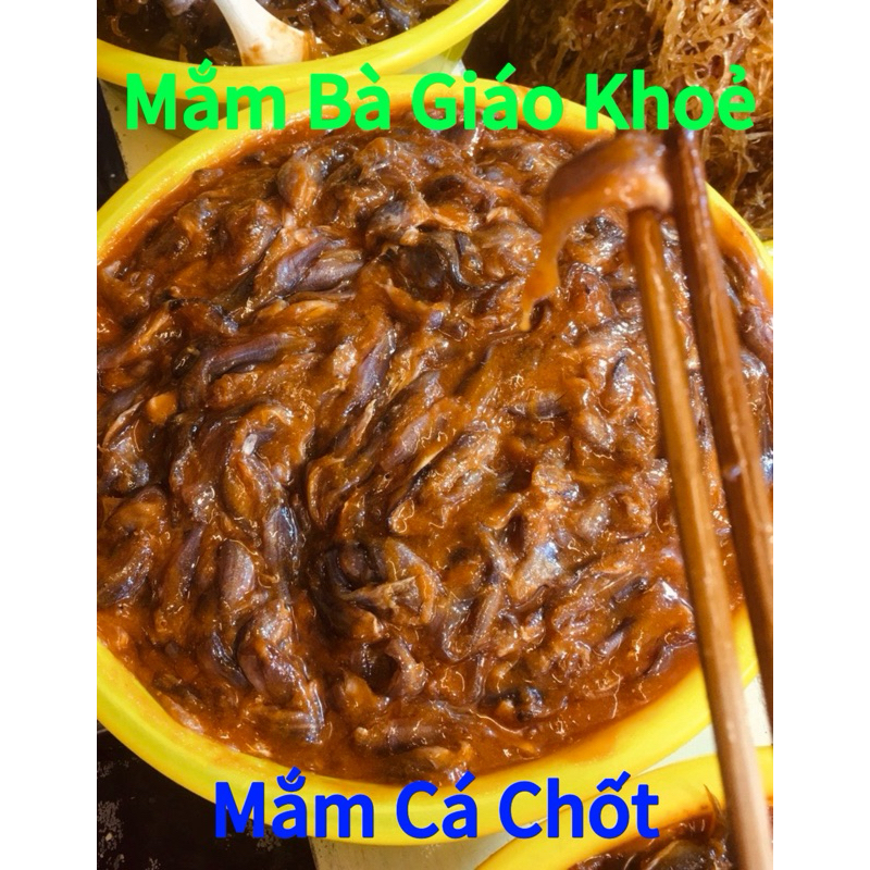Mắm Chốt Nguyên Con Bà Giáo Khoẻ - BGK- Hũ 500gr