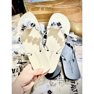 Dép Xỏ Ngón Kẹp ngón Nữ Đính Charm Hoa Thời Trang  Mùa Hè
