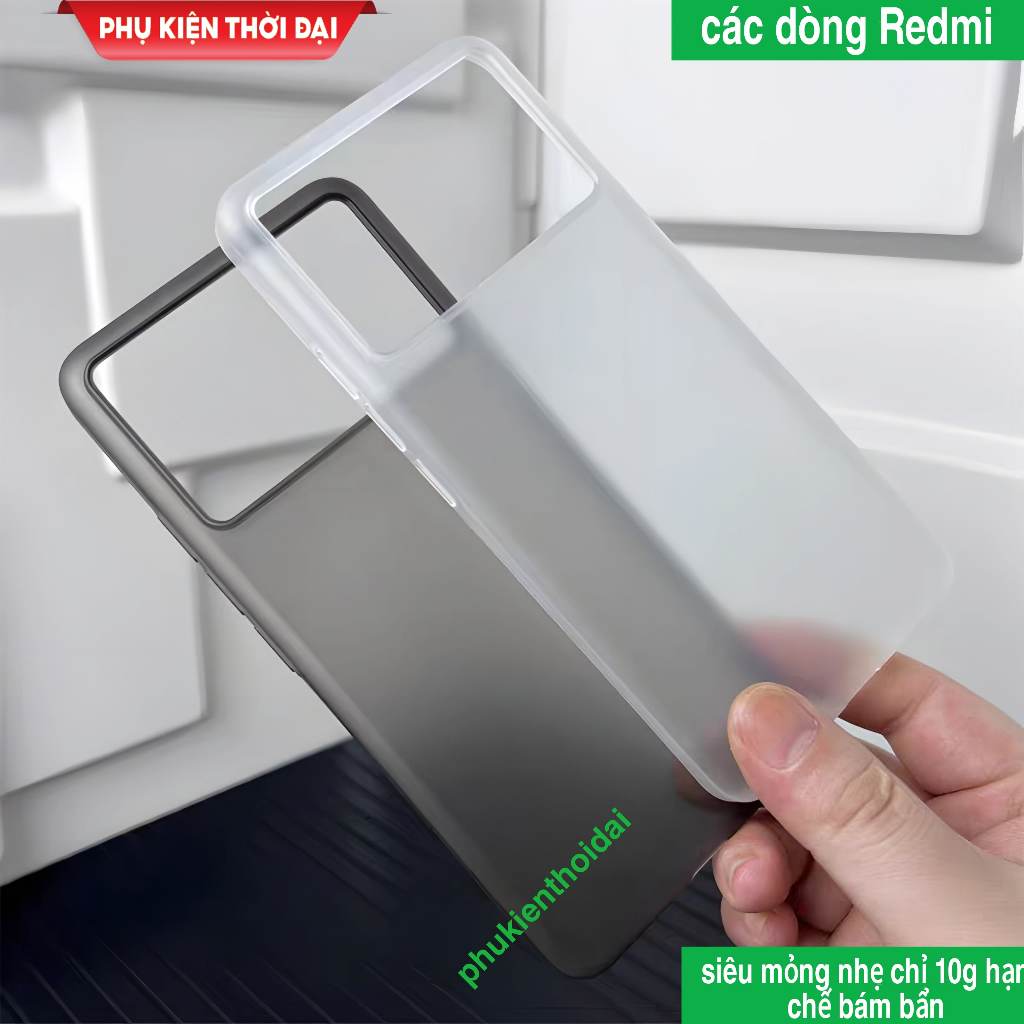 Ốp lưng Redmi K70 / K80 Ultra /  K70 Pro / K70 Ultra / Poco F6 Pro nhựa PP siêu mỏng nhẹ hạn chế bám