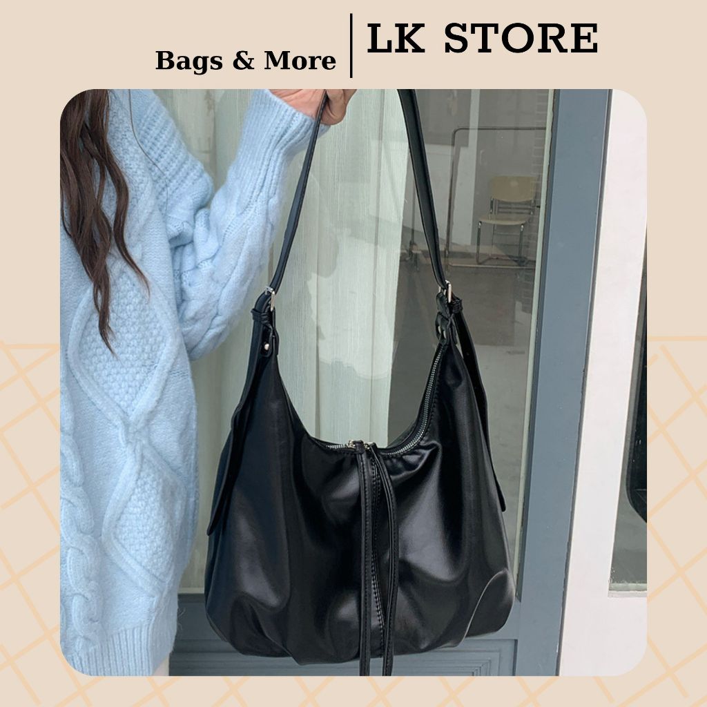 Túi xách nữ túi tote da trơn điều chỉnh quai đeo chéo đeo vai đơn giản dễ phối đồ - NA207