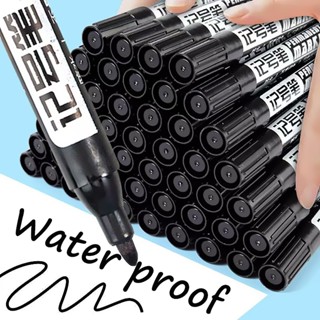 5/10/20Chiếc Cái Điểm Dày Chống Thấm Nước Thô Nib Đen Mực Bút Đánh Dấu-Đen Bút Đánh Dấu Vĩnh Cửu Waterproof