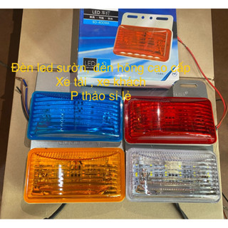 đèn led sườn , đèn hông xe tải chống nước xịn SD loại lớn 12v 24v 4009 hàng xịn chuẩn Silidu