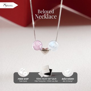 Dây Chuyền Bạc Nữ SINCERA - BELOVED - Bạc 925 - Trang Sức Bạc Cao Cấp - Vòng Phong Thuỷ - Vòng Cổ Nữ Chính Hãng