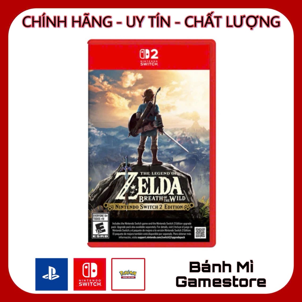 Băng game Nintendo Switch 2 The Legend Zelda Breath Of The Wild - Nintendo Switch 2 Edition