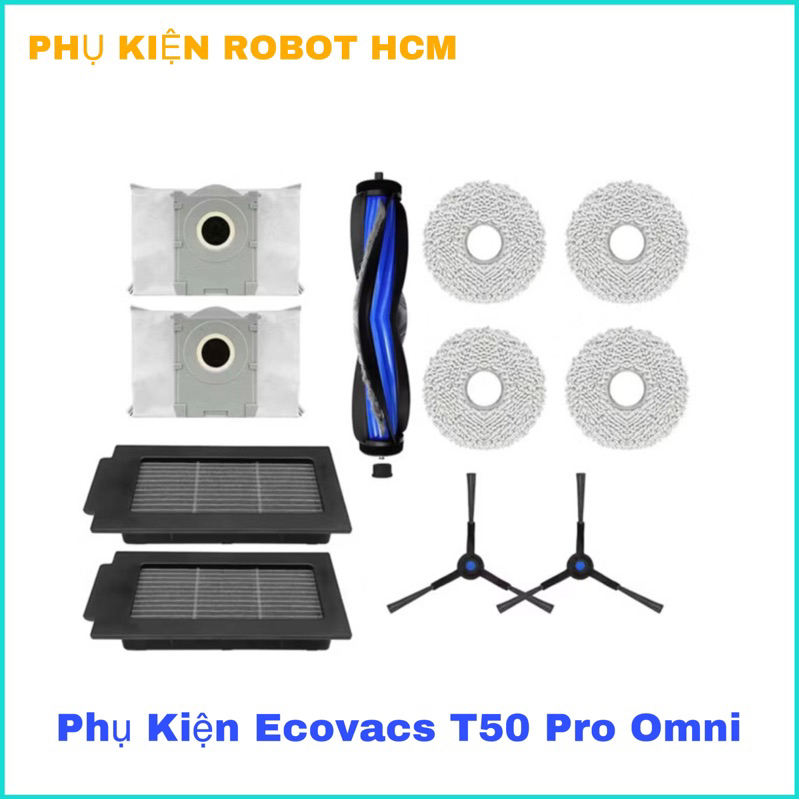 ( Hàng chính hãng ) Phụ kiện Robot hút bụi Ecovacs shop T50 Pro Omni / T50 Pro.